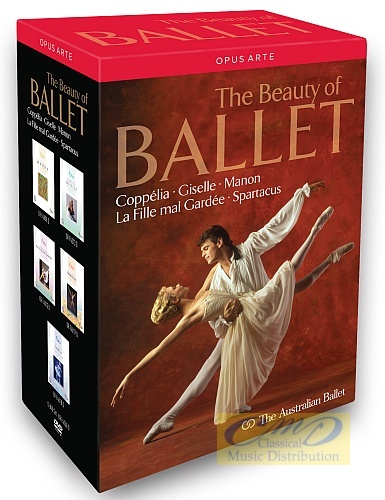 The Beauty of Ballet: Delibes: Coppélia / Adam: Giselle / Massenet: Manon / Hérold: La Fille mal Gardée / Khachaturián: Spartacus